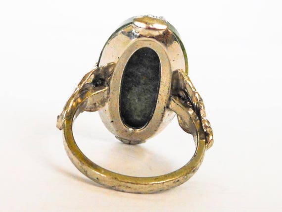 Clark & Coombs Sterling Jade  Ring  Sterling Silv… - image 4