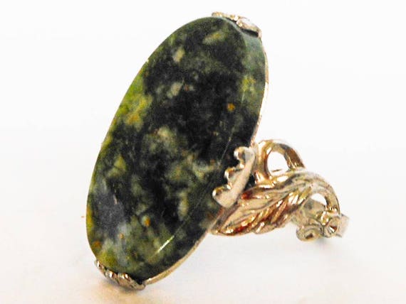 Clark & Coombs Sterling Jade  Ring  Sterling Silv… - image 2