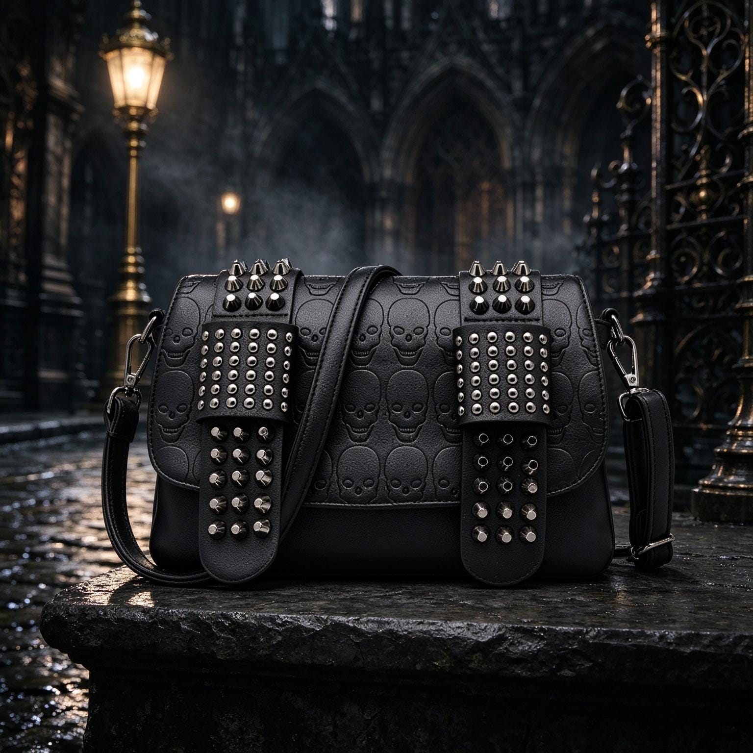 Spike Skull Handbag - Etsy