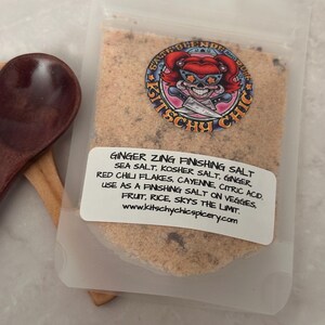 The Ginger Zing | Ginger & Chili powder infused  Sea Salt | Great for Fried Rice | Ramen noodles | Tuna Sahsimi | Salmon | Shrimp