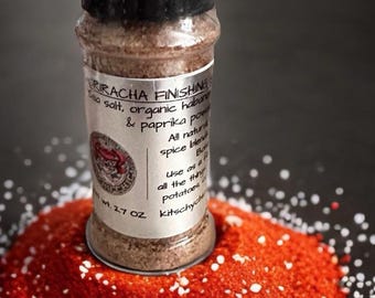 Sal marina Sriracha / Sal de acabado / Para papas al horno / Tomates / Aguacates / Requesón