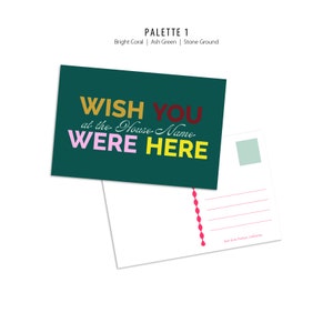 100 Printed Modern Groovy 4x6 Short-Term Rental AirBnB VBRO Landscape Marketing Physical Postcards