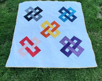 Handmade X Link Quilt