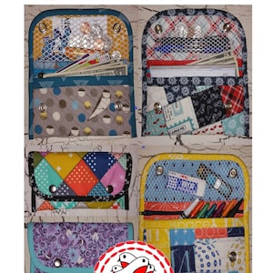 CarryAll Mini PDF Pattern | Versatile Zipper Pouch for Wallet, Pencil Case, Coupon Book | Beginner-Friendly Sewing | Instant Download