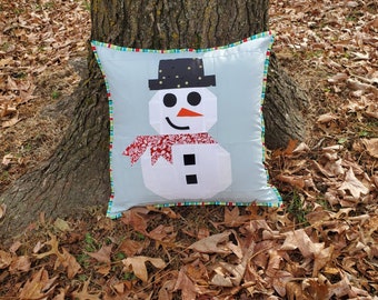 Snowman Pillow Cover PDF Pattern
