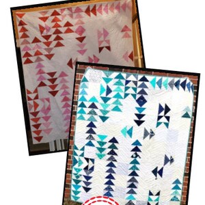 Flying Home Quilt Pattern | Modern Geometric Design | Fat Quarter ...