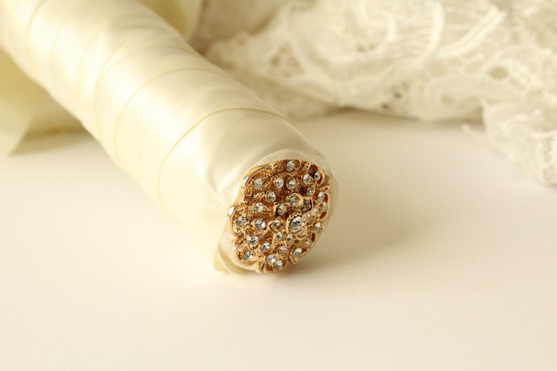 Bridal Fabric Brooch Bouquet Brooch Bouquet Made to Order