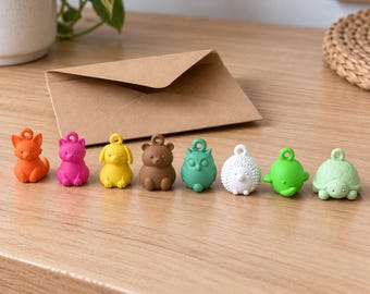 Porte-clé animal surprise, huit modèles possibles, petit cadeau d’anniversaire, impression 3D