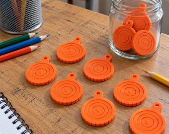 Lot de 10 porte-clés gyroscopes, anneaux mobiles, cadeaux invités d’anniversaire