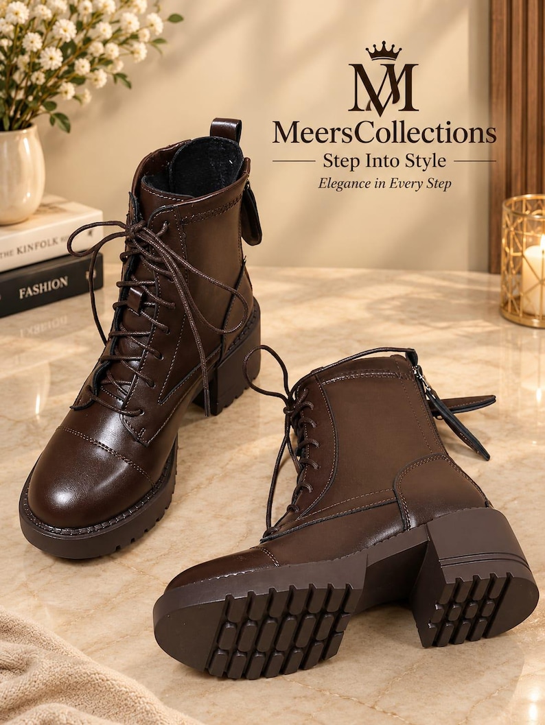 Spring Into Step Boots Women's Chunky Heel Ankle Boots, European Style Short Boots ...