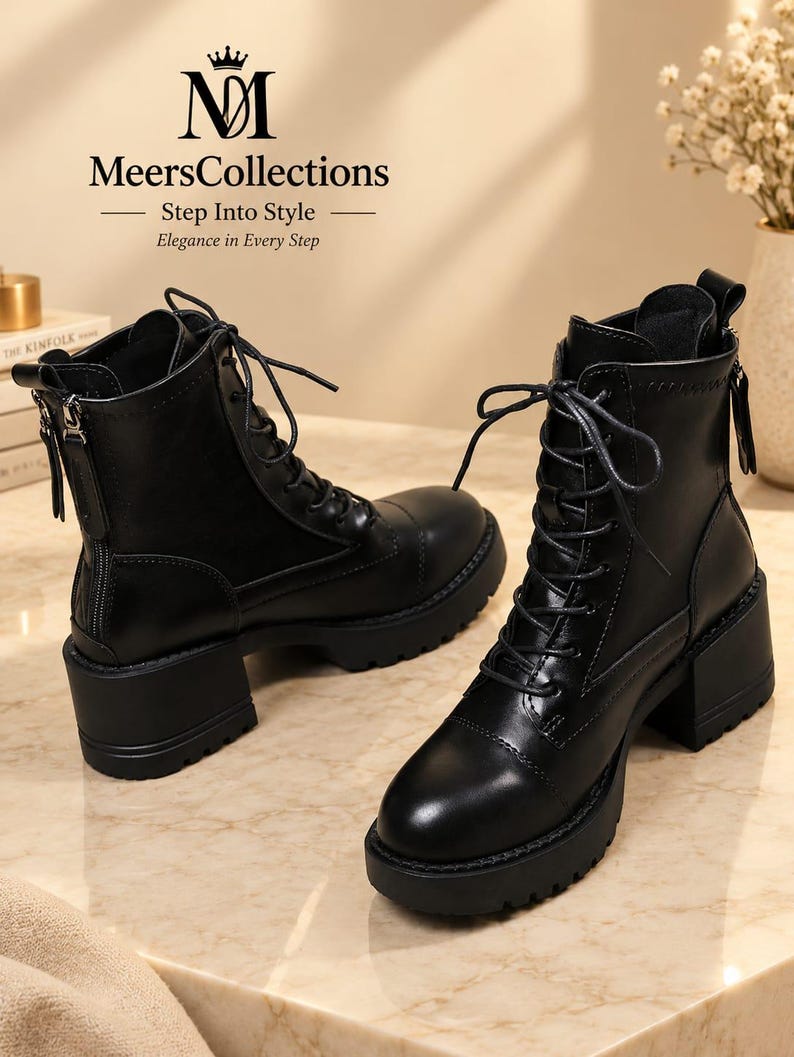 Spring Into Step Boots Women's Chunky Heel Ankle Boots, European Style Short Boots ...