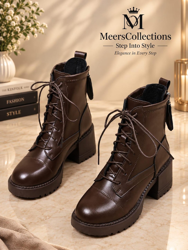 Spring Into Step Boots Women's Chunky Heel Ankle Boots, European Style Short Boots ...