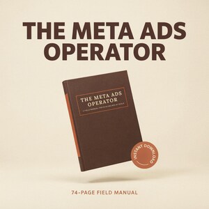 Meta Ads API Field Manual | Automate Facebook Campaigns with AI (74-Page PDF)