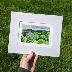 Roanoke Virginia Mill Mountain Star Art Print