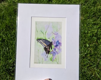 Watercolor Butterfly Art Print, Butterfly Wall Decor, Butterfly Wall Art