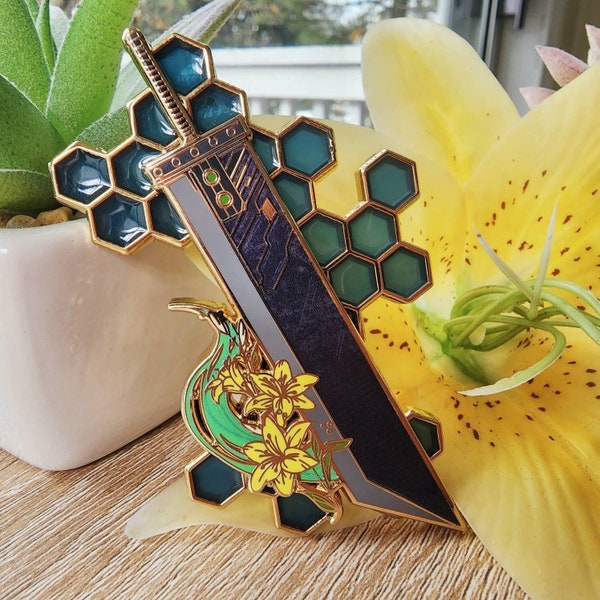 Final Fantasy VII Buster Sword Enamel Pin