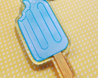 Kingdom Hearts Sea Salt Ice Cream Acrylic Keychain