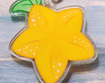 Kingdom Hearts Paopu Fruit Acrylic Keychain