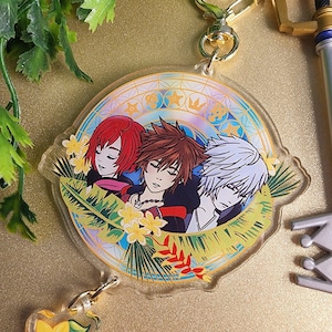 Kingdom Hearts Acrylic Double-Sided Keychain : Destiny Islands Trio