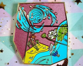 CLEARANCE Genshin Impact - HYDRO enamel pin