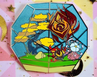 CLEARANCE Genshin Impact - PYRO Hard Enamel Pin