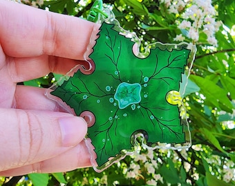 Tree Star Acrylic Keychain