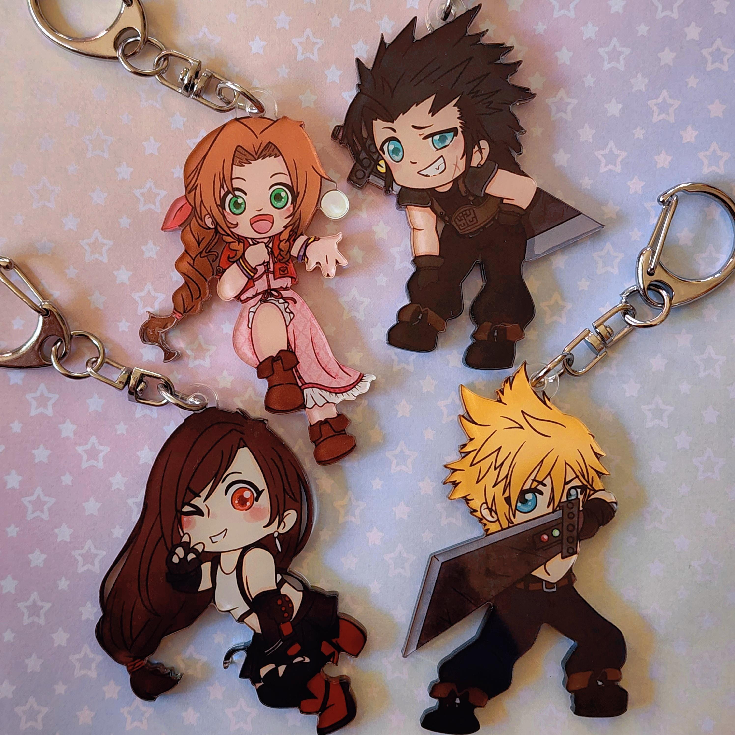 Final Fantasy VII Character Keychain - Etsy