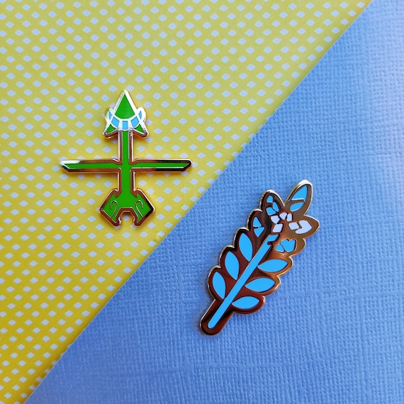 Hades Greek God Boons - Artemis and Demeter Hard Enamel Pins