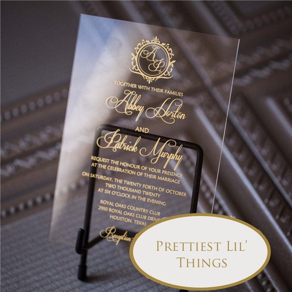 screen printed wedding invitations