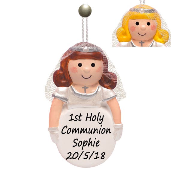 1st Holy Communion Personalised GIRL CROSS gift by Truly for You