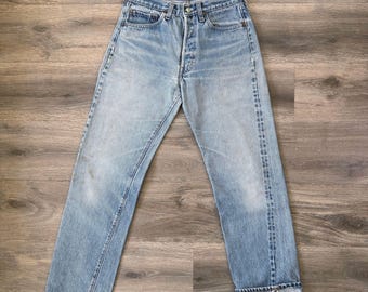 Vintage Levi's 501 W36 L30 Dark Blue RARE Levis 501 Blue Men Women