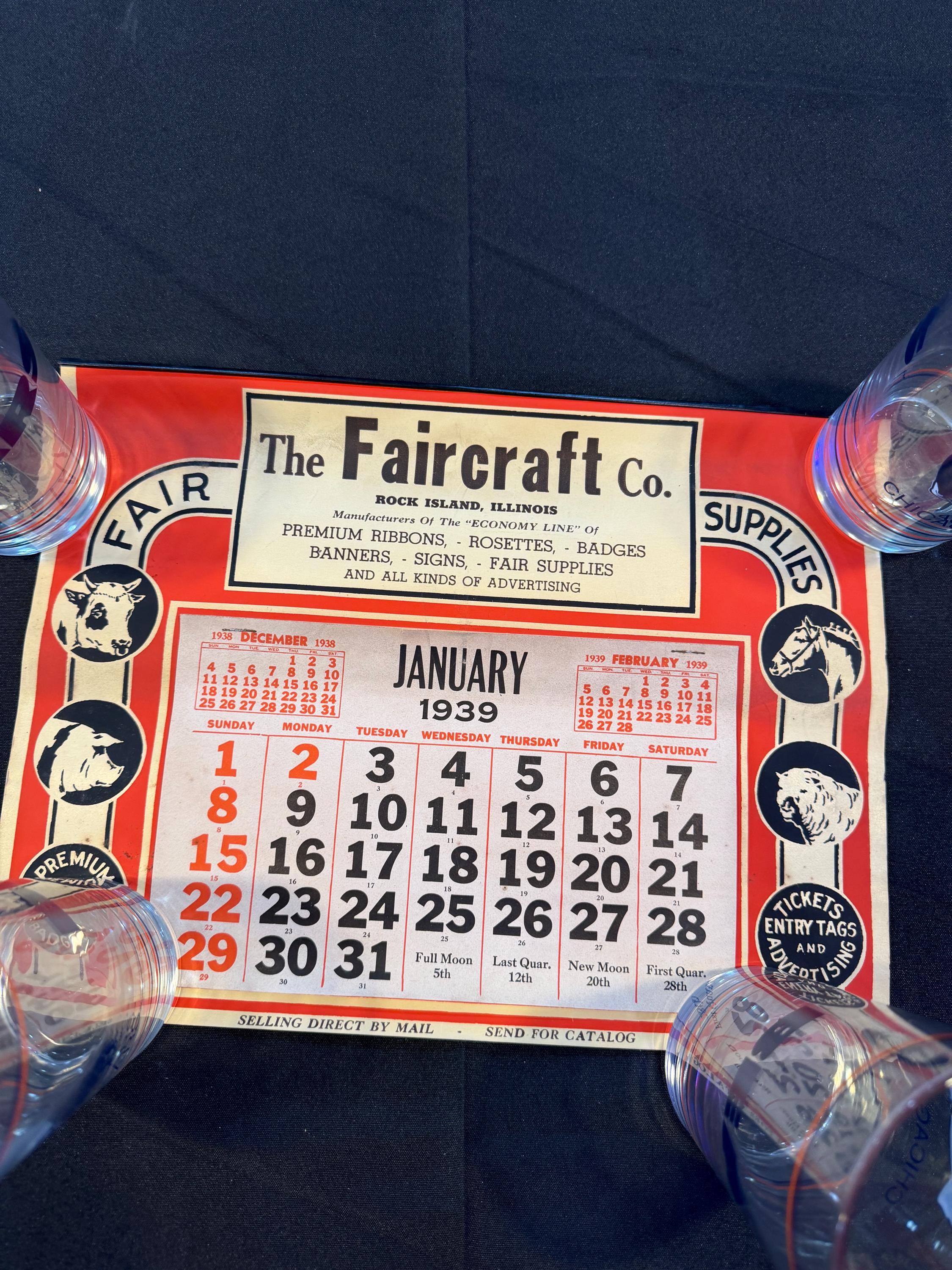 1960 Calendar - Etsy