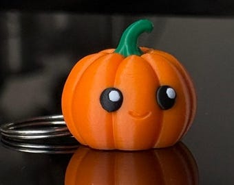 Mini Pumpkin Keychain Fidget Clicker | 3D Printed | 100% Supports Animal Sanctuary