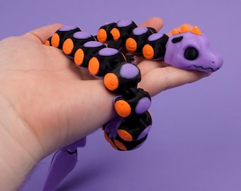 Articulated Halloween Dragon | 3D Printed | 100% Supports Animal Sanctuary
