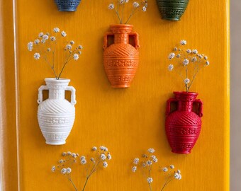 Greek Vase Magnet (2 pack) | 3D Printed | 100% Supports Animal Sanctuary