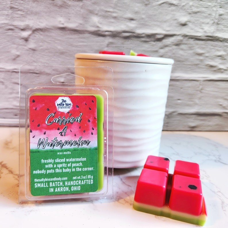 carried a watermelon - watermelon wax melts - dirty dancing inspired - the salty hive home and body