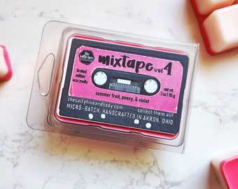 the mixtape series wax melts - limited edtion wax melt scents