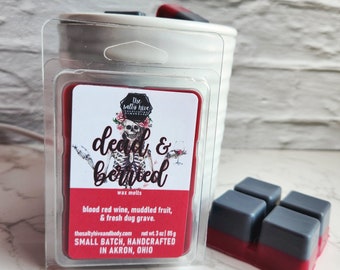 dead & berried wax melts - berry wine wax melts - horror candle - horror funny