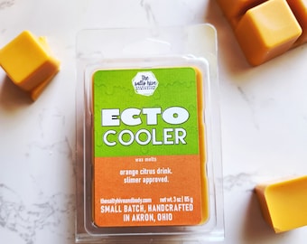 ecto cooler wax melts - slimer - ghostbusters - hi-c cooler - nostalgic - ghostbusters candle