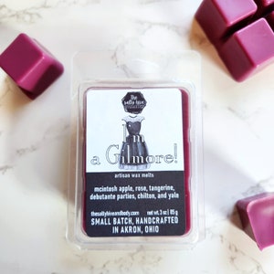i&#39;m a gilmore! wax melts - apple, rose, tangerine, chilton, yale