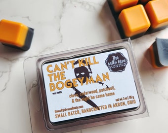 can't kill the bogeyman - horror wax melts -halloween 1978 - michael myers - halloween movie