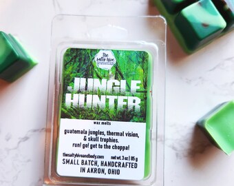 jungle hunter wax melts - horror gift - predator movie - rainforest scent - predator gift