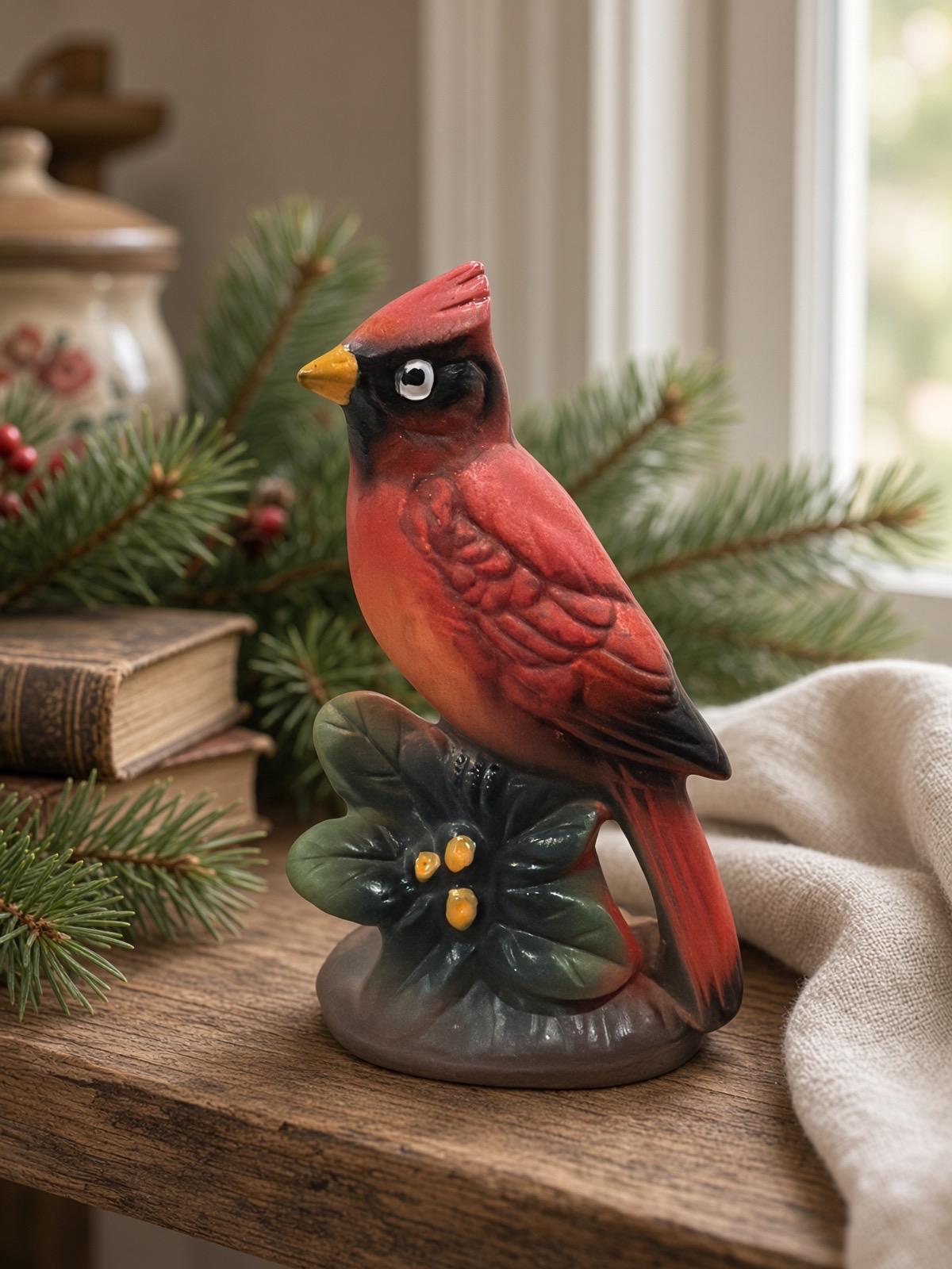 Red Cardinal Bird for Tabletop - Etsy