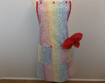 Rainbow Confetti All Purpose Apron