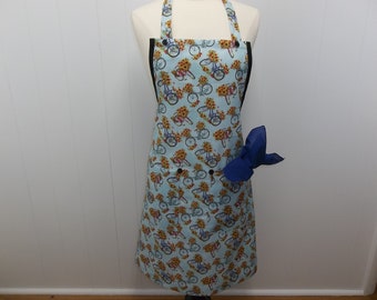 Bicycles And Sunflowers Apron