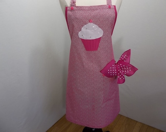 Pink Cupcake Full Apron