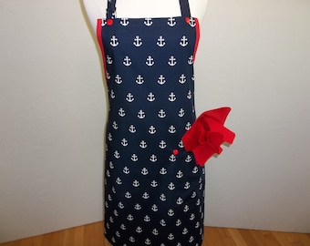 Men's Full Nautical Chef Apron