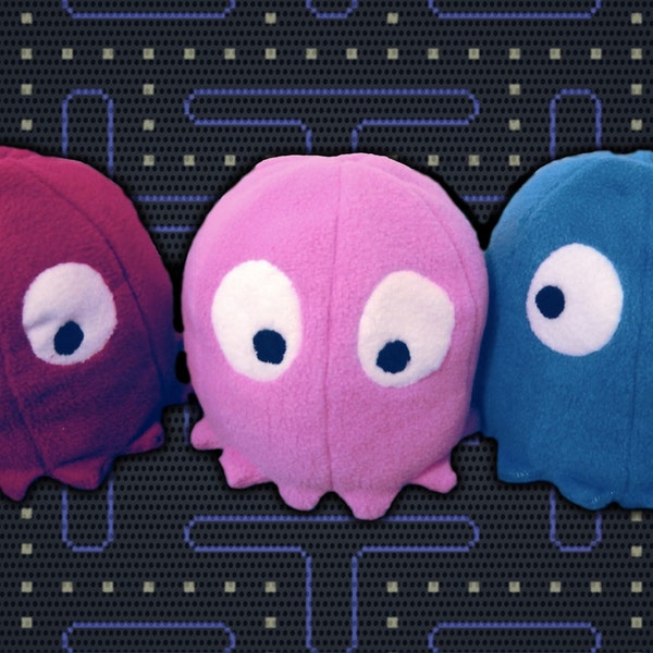 Pacman Ghost Plush - PATTERN