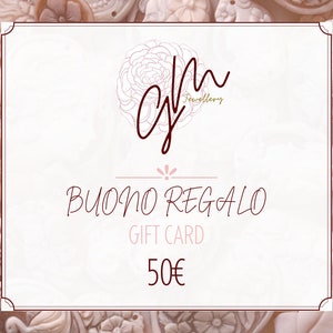 TARJETA REGALO DIGITAL - 50 euros de valor - Vale para joyería Melania Gorini - Bono digital