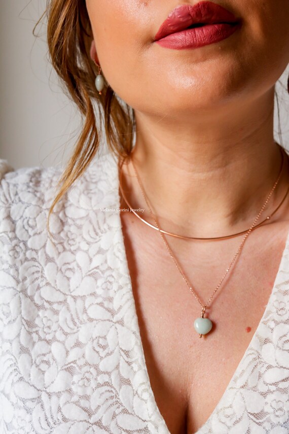 Argento rose gold necklace discount